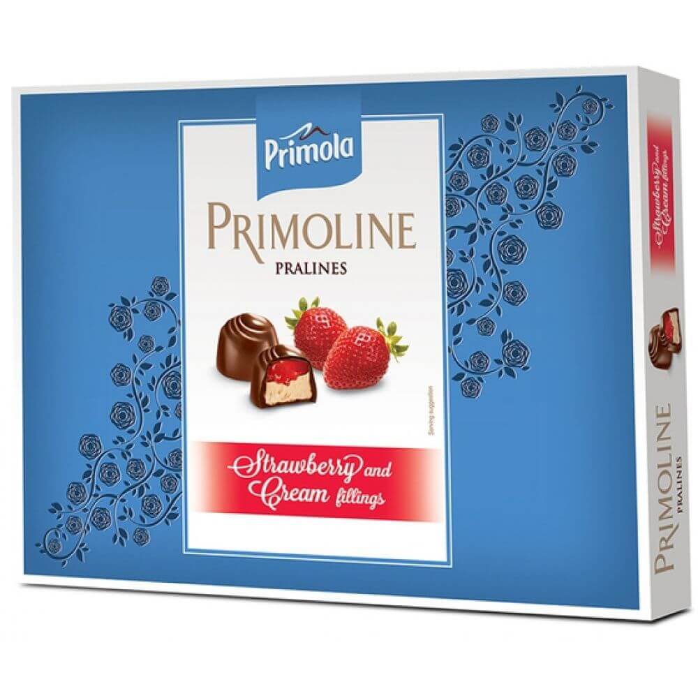 Praline Primola Primoline, Capsuni, 103.5 g