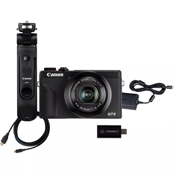 Camera foto digitala Canon PowerShot G7X Mark III, 20.1MP, 4K, Vlogger Kit, Negru Camera foto digitala Canon PowerShot G7X Mark III, 20.1MP, 4K, Vlogger Kit, Negru