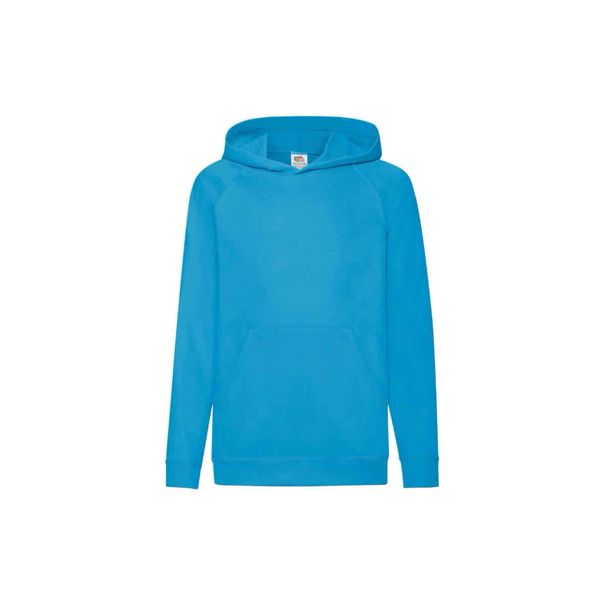 Hanorac copii Fruit of the Loom, Bumbac/Poliester, 7-8 ani, Azur