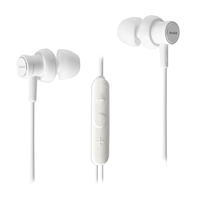 Casti Intra-auriculare Aiwa, ESTM-500WH, Jack 3.5mm, Stereo, Alb