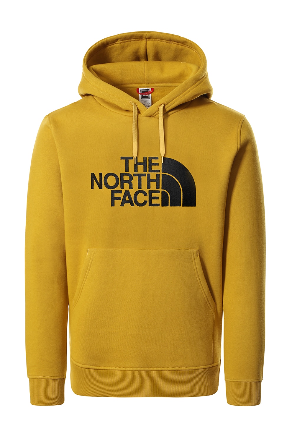 The North Face, Hanorac cu buzunar kangaroo Drew Peak, Galben mustar/Negru