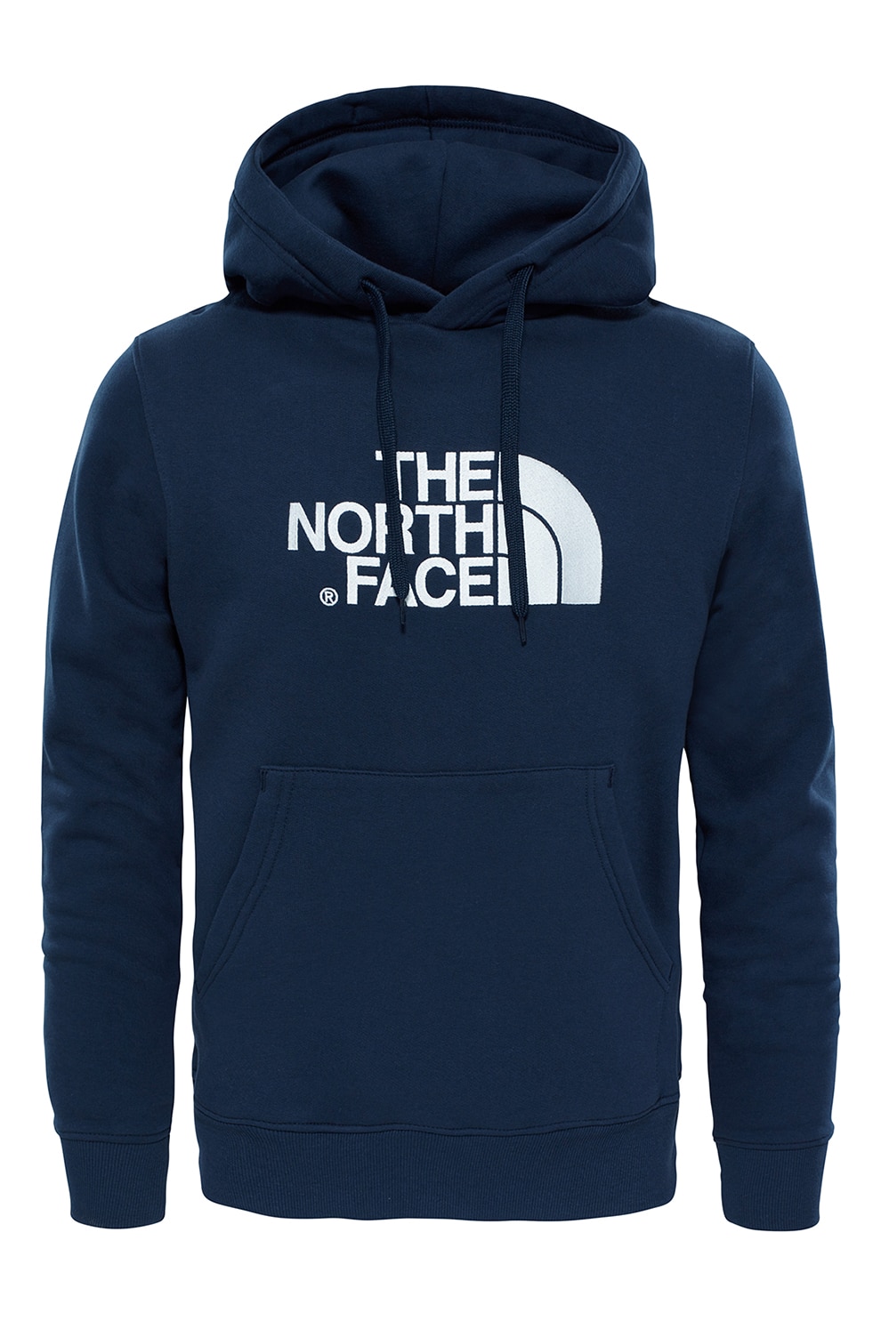 The North Face, Hanorac cu buzunar kangaroo Drew Peak, Bleumarin/Alb