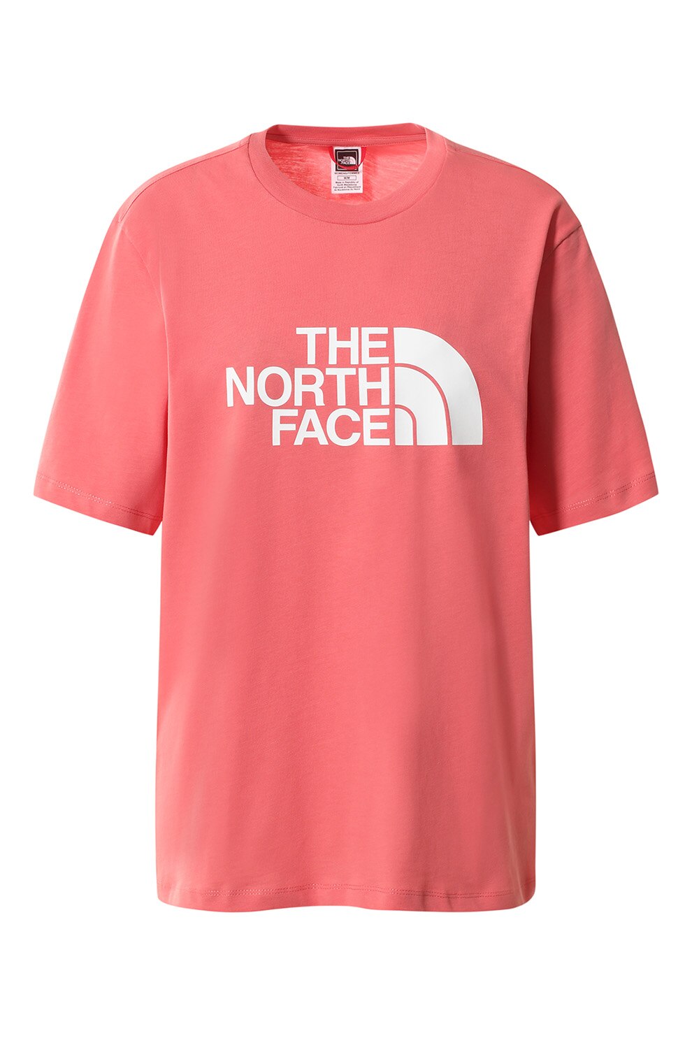 The North Face, Tricou cu imprimeu logo Easy, Roz somon/Alb