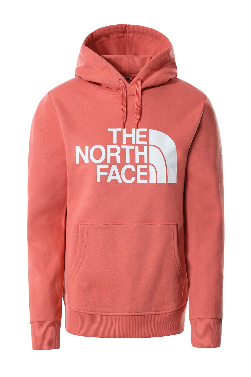 The North Face, Hanorac cu imprimeu text Standard, Oranj/Alb