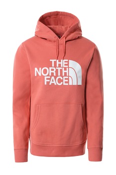 The North Face, Hanorac cu imprimeu text Standard, Oranj/Alb The North Face, Hanorac cu imprimeu text Standard, Oranj/Alb