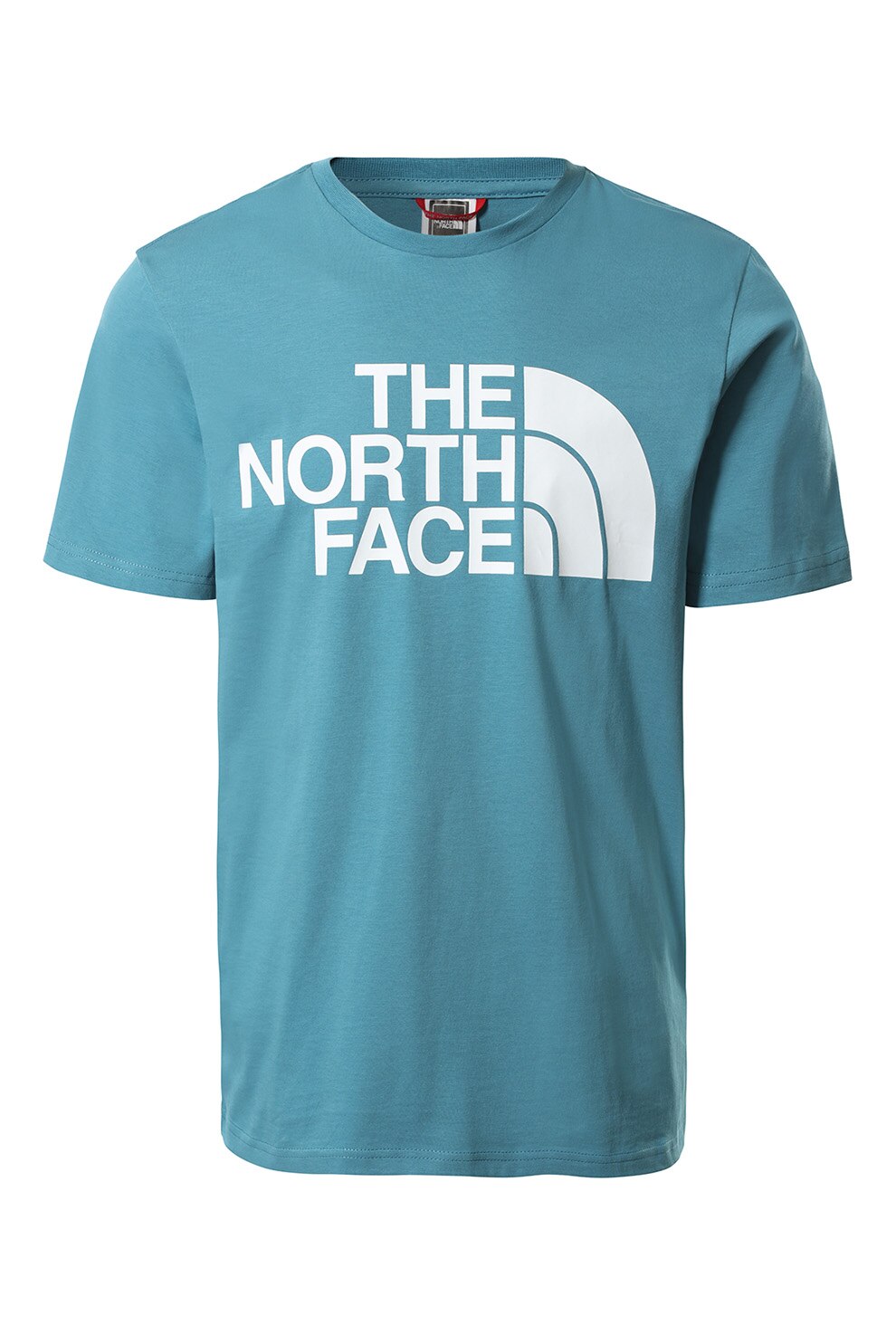 The North Face, Tricou cu imprimeu logo Standard, Albastru petrol/Alb