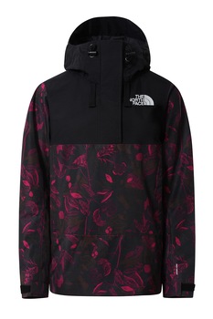 The North Face, Geaca impermeabila fara inchidere pentru trekking Tanager, Negru/Fucsia The North Face, Geaca impermeabila fara inchidere pentru trekking Tanager, Negru/Fucsia