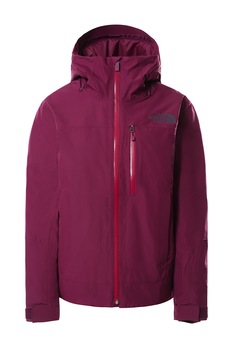 The North Face, Geaca slim fit pentru ski Descendi, Violet tyrian The North Face, Geaca slim fit pentru ski Descendi, Violet tyrian