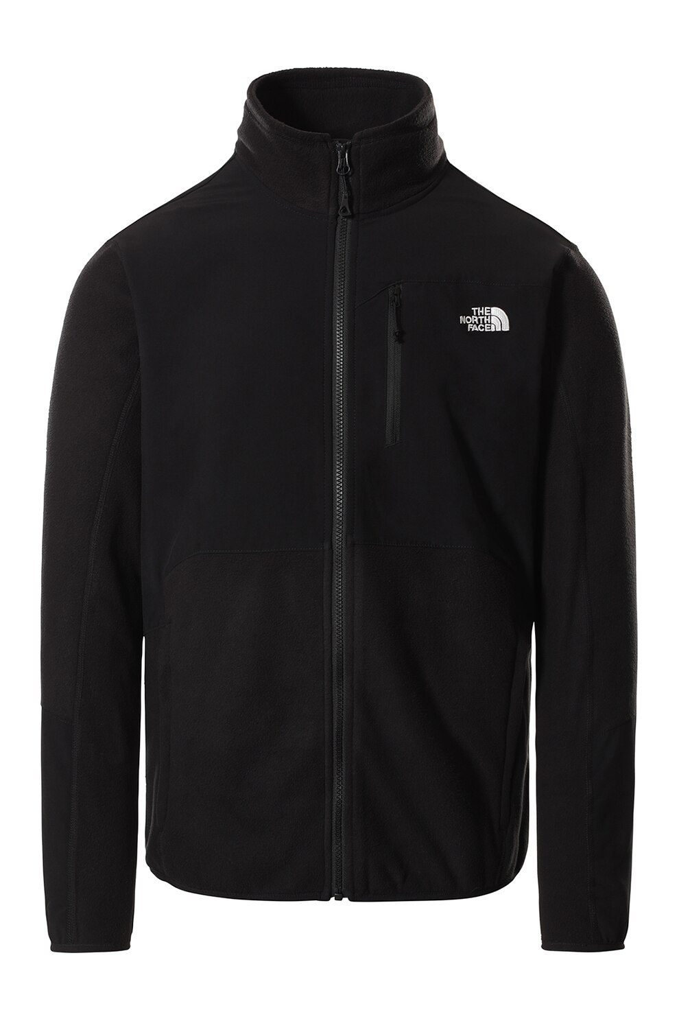 The North Face, Jacheta cu logo brodat pentru drumetii Glacier Pro, Negru