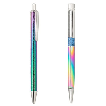 Set 2 pixuri, Zola, cerneala neagra, rainbow si rainbow glitter Set 2 pixuri, Zola, cerneala neagra, rainbow si rainbow glitter