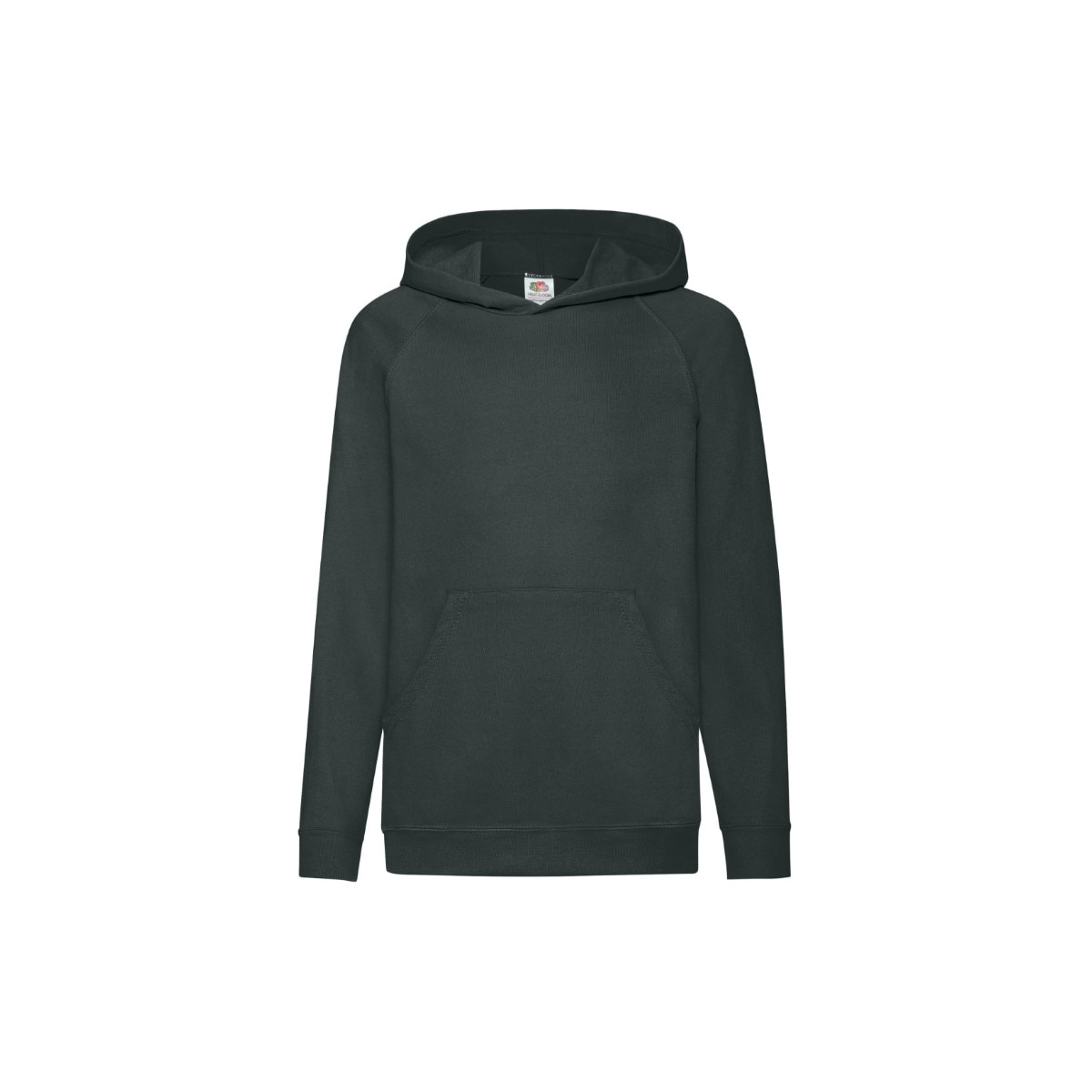 Hanorac copii Fruit of the Loom, Bumbac/Poliester, 14-15 ani, Negru