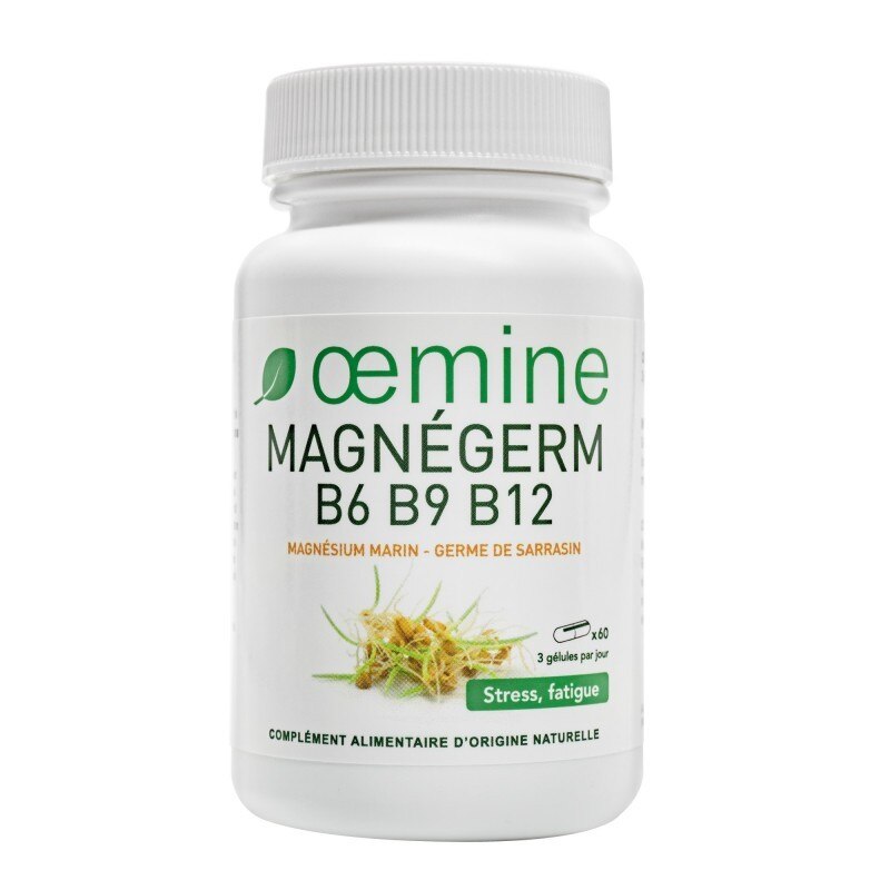 Oemine Magnegerm Magneziu, germeni, B6 B9 B12, 60 Capsule