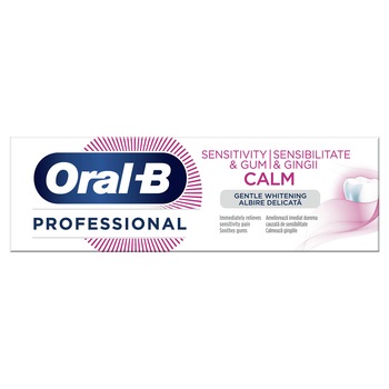 Pasta de dinti Oral-B Sensitivity & Gum Calm Gentle Whitening, 75 ml Pasta de dinti Oral-B Sensitivity & Gum Calm Gentle Whitening, 75 ml