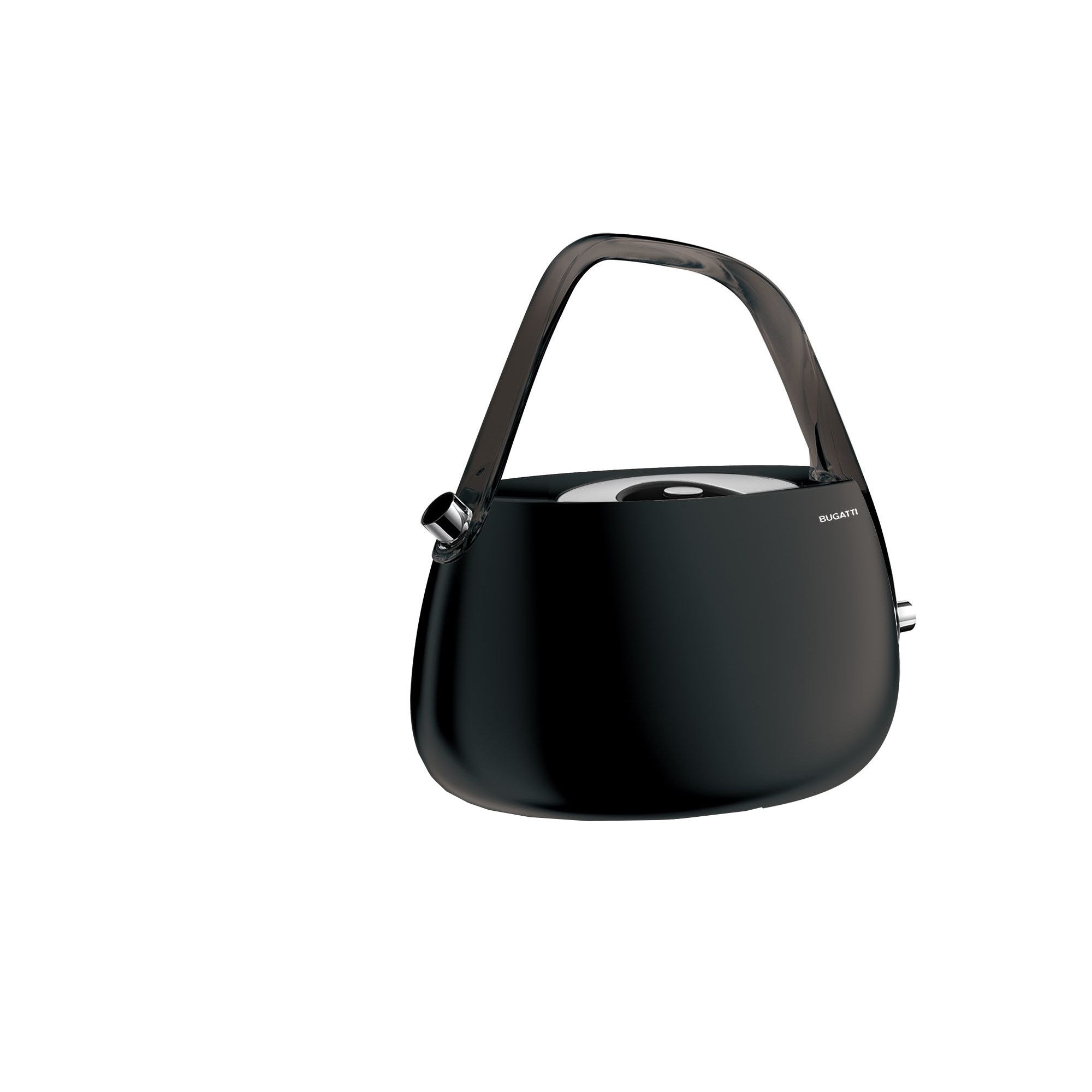 Fierbator electric smart Casa Bugatti, Jacqueline, 2400W, temperatura reglabila, 1.2L, Reddot award winner, aplicatie pentru IOS si Android, negru