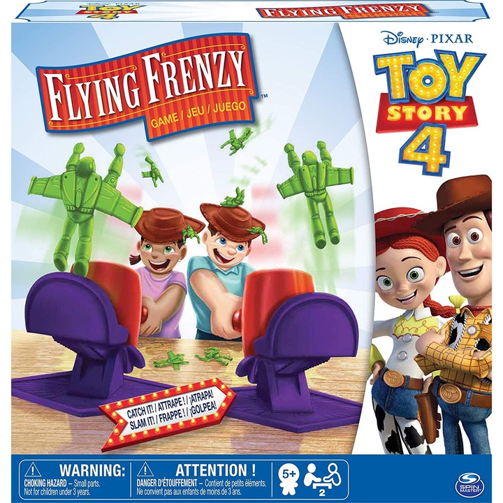 Interaktív játékszett, Spin Master Toy Story 4 Flying Frenzy Katapult, 7.62 x 26.67 x 26.67 cm