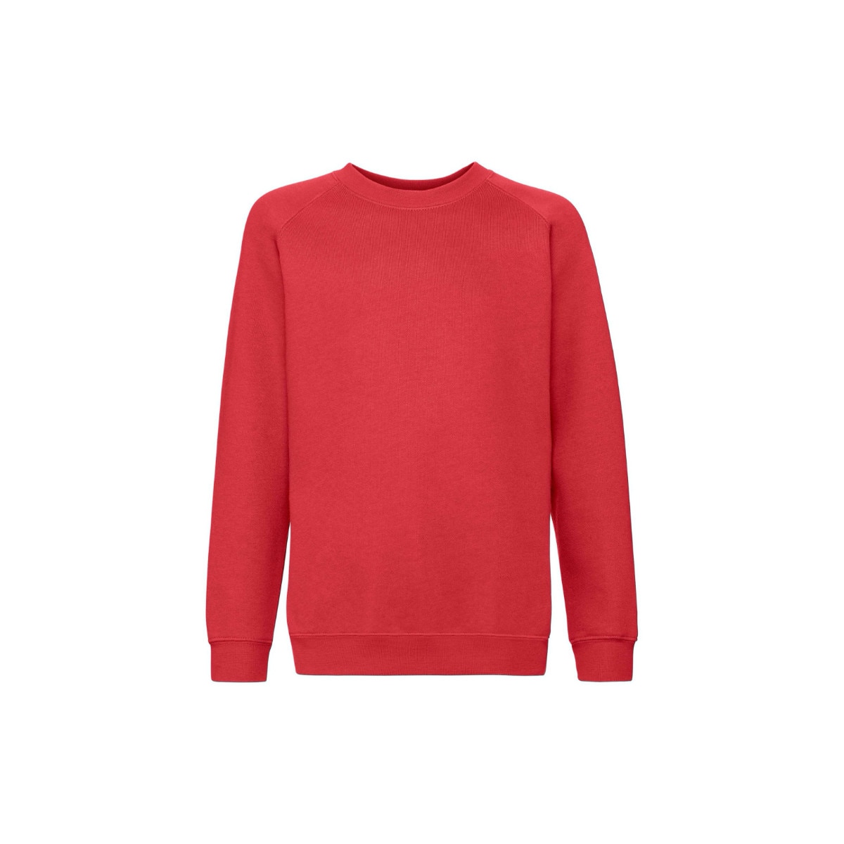 Bluza copii Fruit of the Loom, Premium, Bumbac/Poliester, 9-11 ani, Rosu