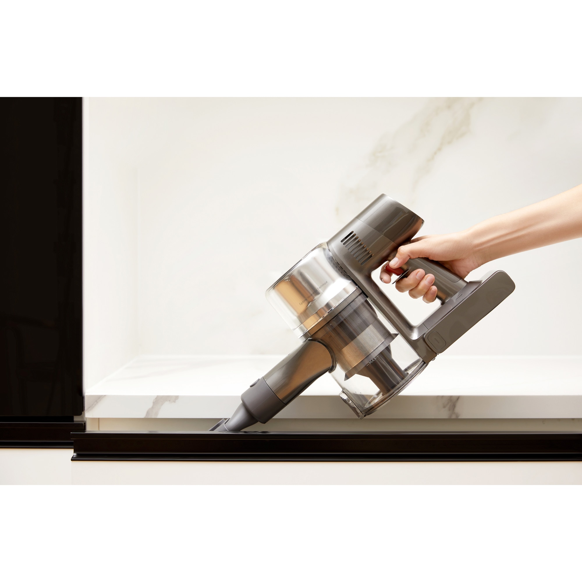 Aspirator vertical fara fir, Dreame T30, 550W, Autonomie 90 minute, Putere de aspirare 27000 Pa, Rezervor 600 ml, Gri