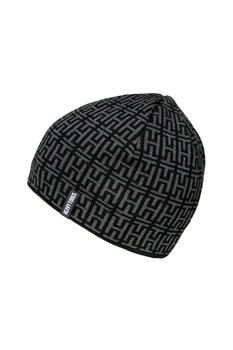 Heavy Tools, Caciula tricotata cu model logo Parola, Negru/Gri Heavy Tools, Caciula tricotata cu model logo Parola, Negru/Gri