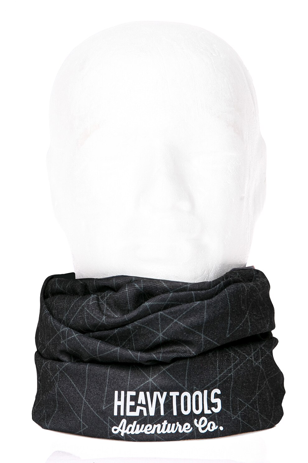 Heavy Tools, Fular circular unisex Pery, Negru/Alb