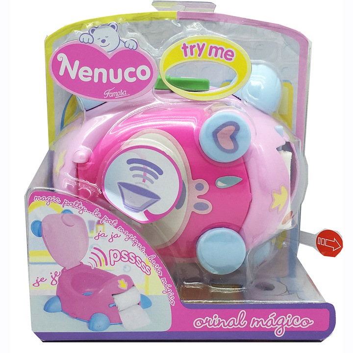 Set de joc Nenuco, Oala, Emite sunete si lumineaza, Multicolor