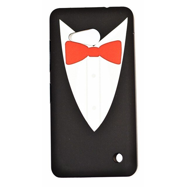 Capac Hard PC pentru Lumia 550, Model Bow Tie