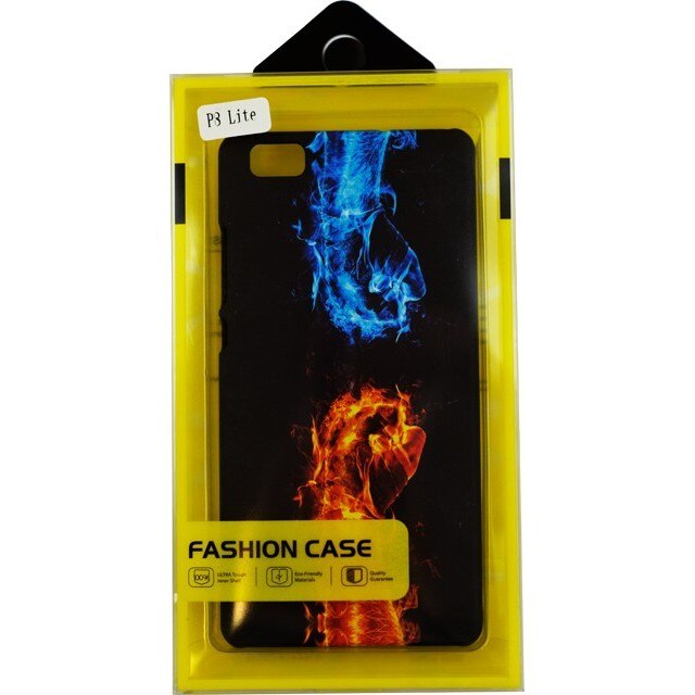 Capac Hard PC pentru Huawei P8 Lite, Model Flames