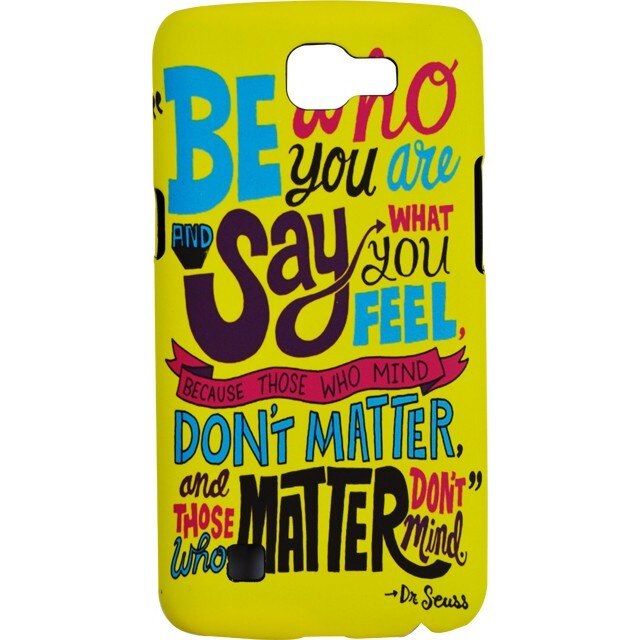 Capac Hard PC pentru LG K4 , Model Be Who You Are
