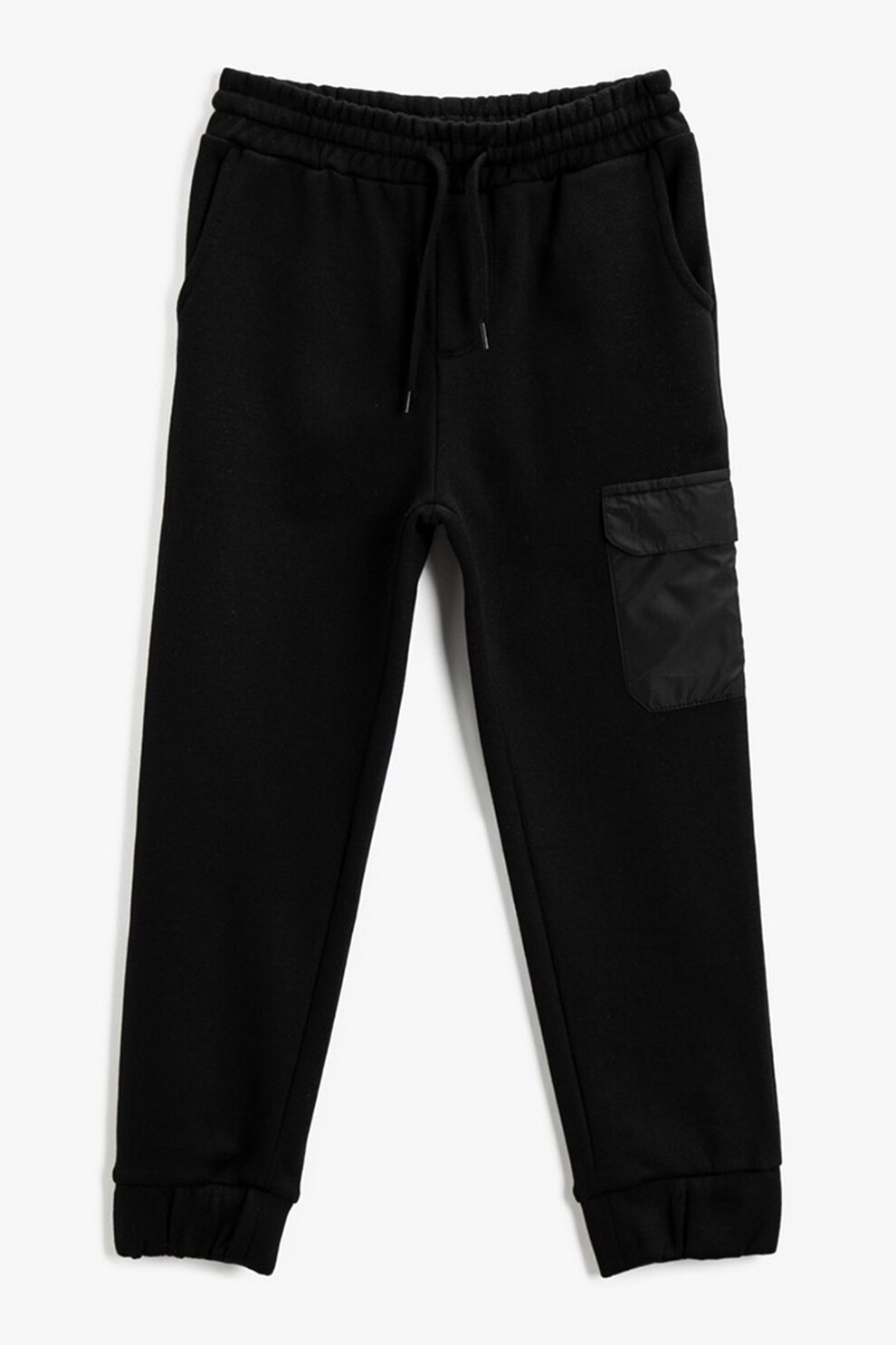 KOTON, Pantaloni sport cu snur de ajustare in talie, Negru, 98-104 CM