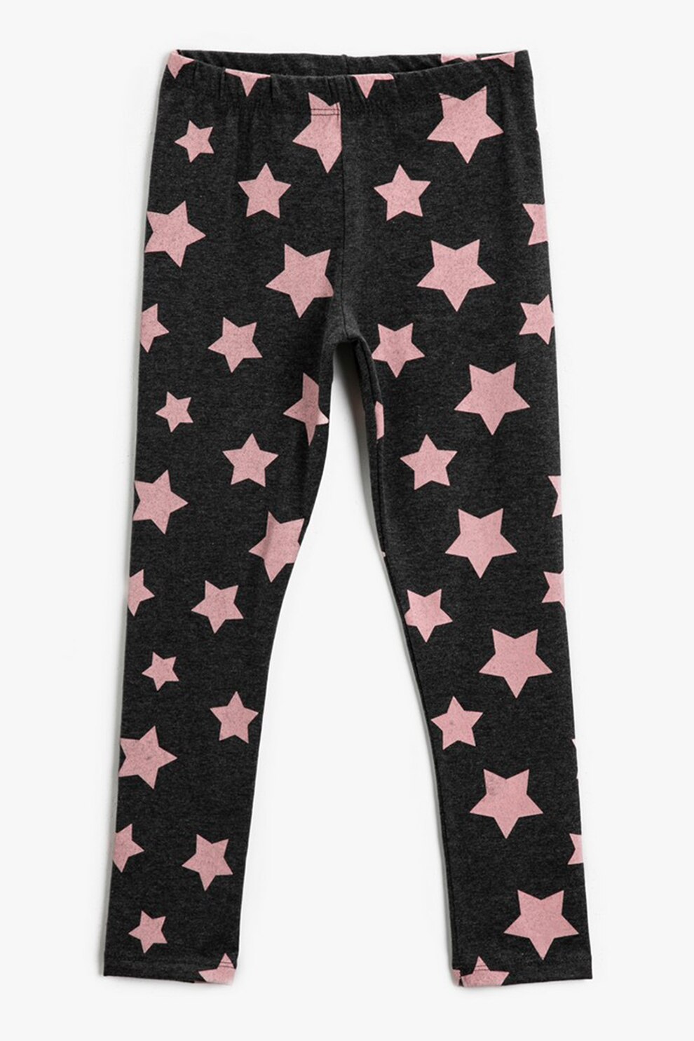 KOTON, Colanti cu imprimeu cu stele, Negru/Roz