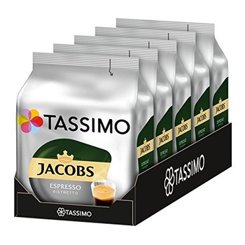 Set 5 x Capsule Jacobs Tassimo Espresso Ristretto, 80 Capsule, 640 g Set 5 x Capsule Jacobs Tassimo Espresso Ristretto, 80 Capsule, 640 g