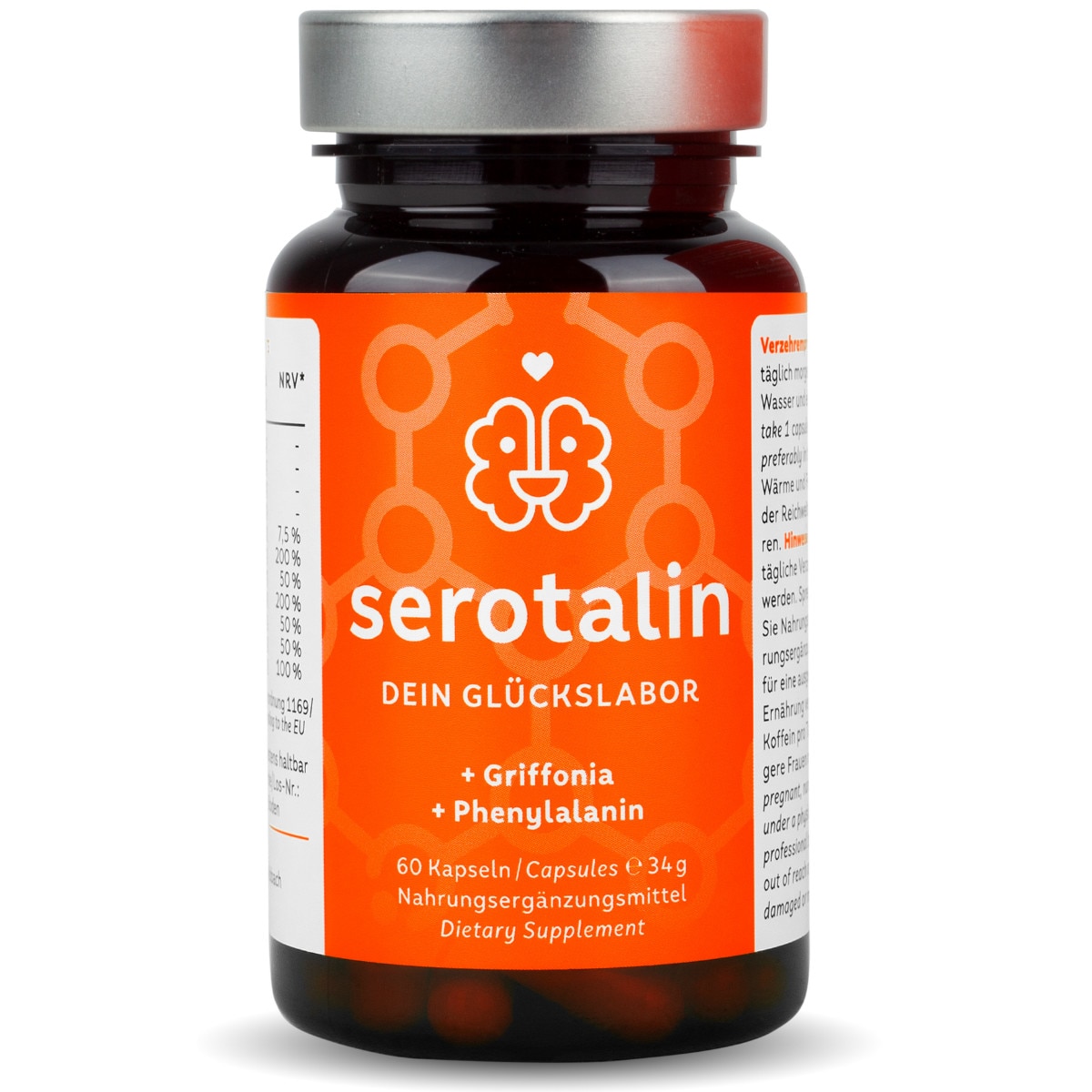 baggrund Havslug Uundgåelig Supliment alimentar cu doza mare de serotonina si dopamina, Serotalin, 60  capsule - eMAG.ro