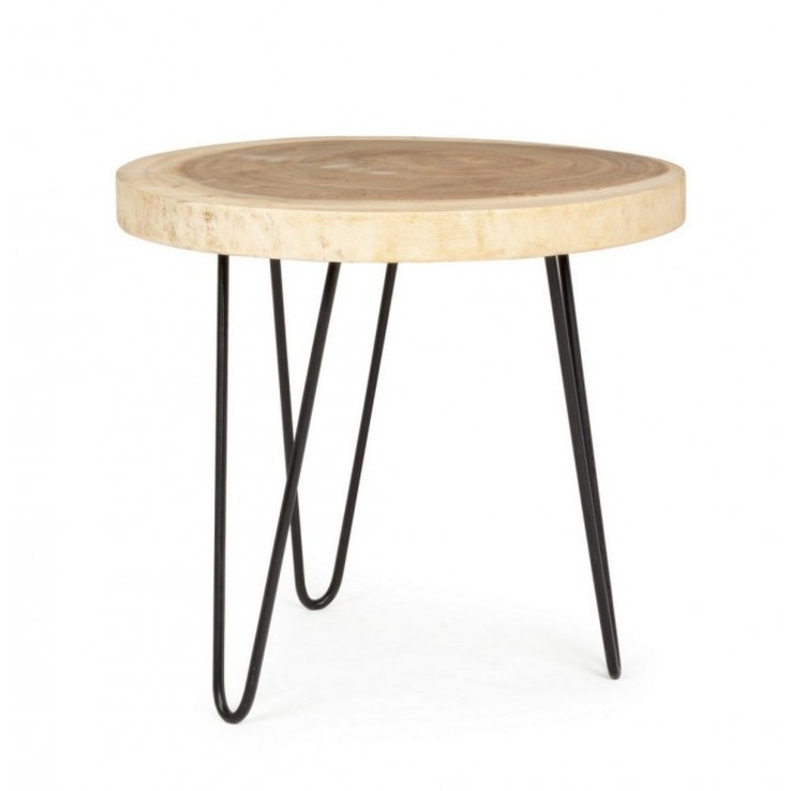 Masuta cafea lemn fier Tuala 56x48 cm