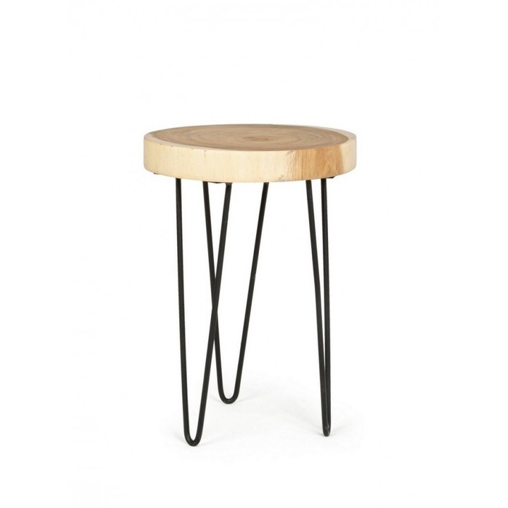 Masuta lemn fier Tuala 35x48 cm