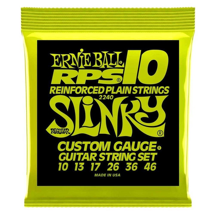 Elektromos gitárhúr készlet, RPS REGULAR SLINKY NICKEL WOUND 10-46 Ernie Ball 2240