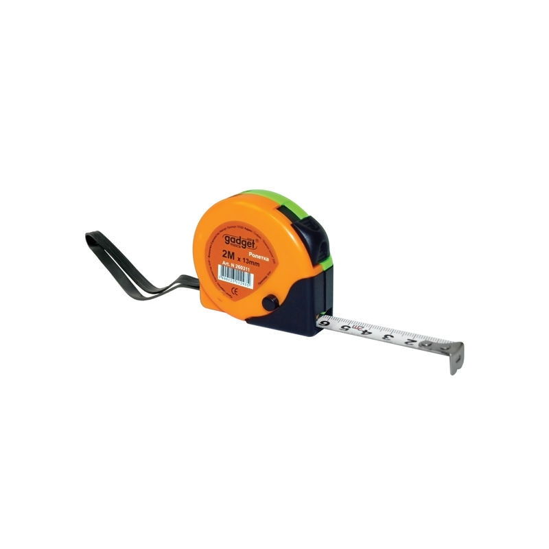 Ruleta carcasa ABS dublu-stop 7.5m x25mm, Gadget, 260315