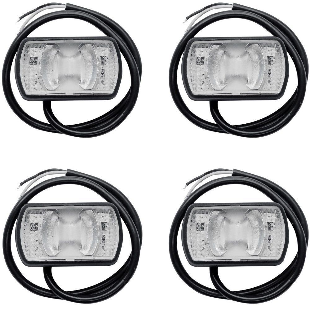 Set de 4x lampi de gabarit LED Horpol LD 2227 alb