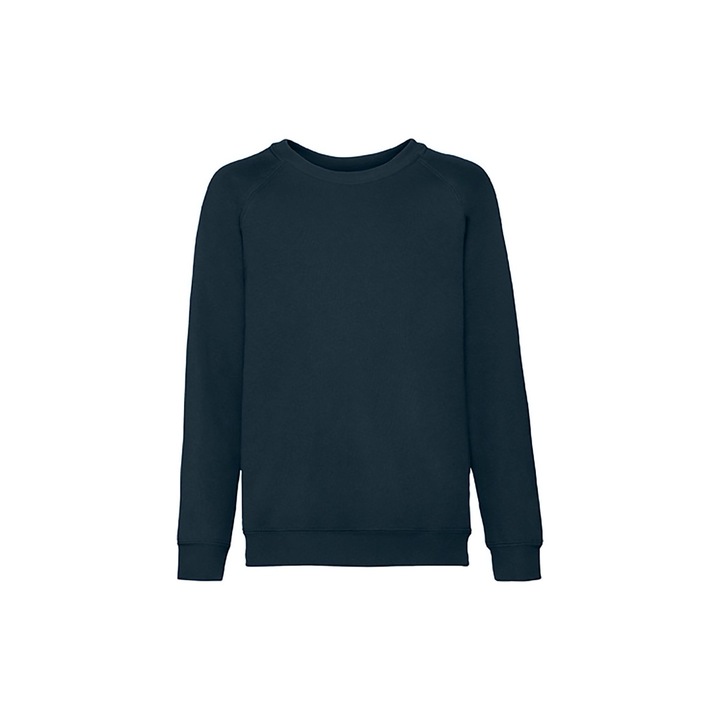 Bluza copii Fruit of the Loom, Bumbac/Poliester, Bleumarin