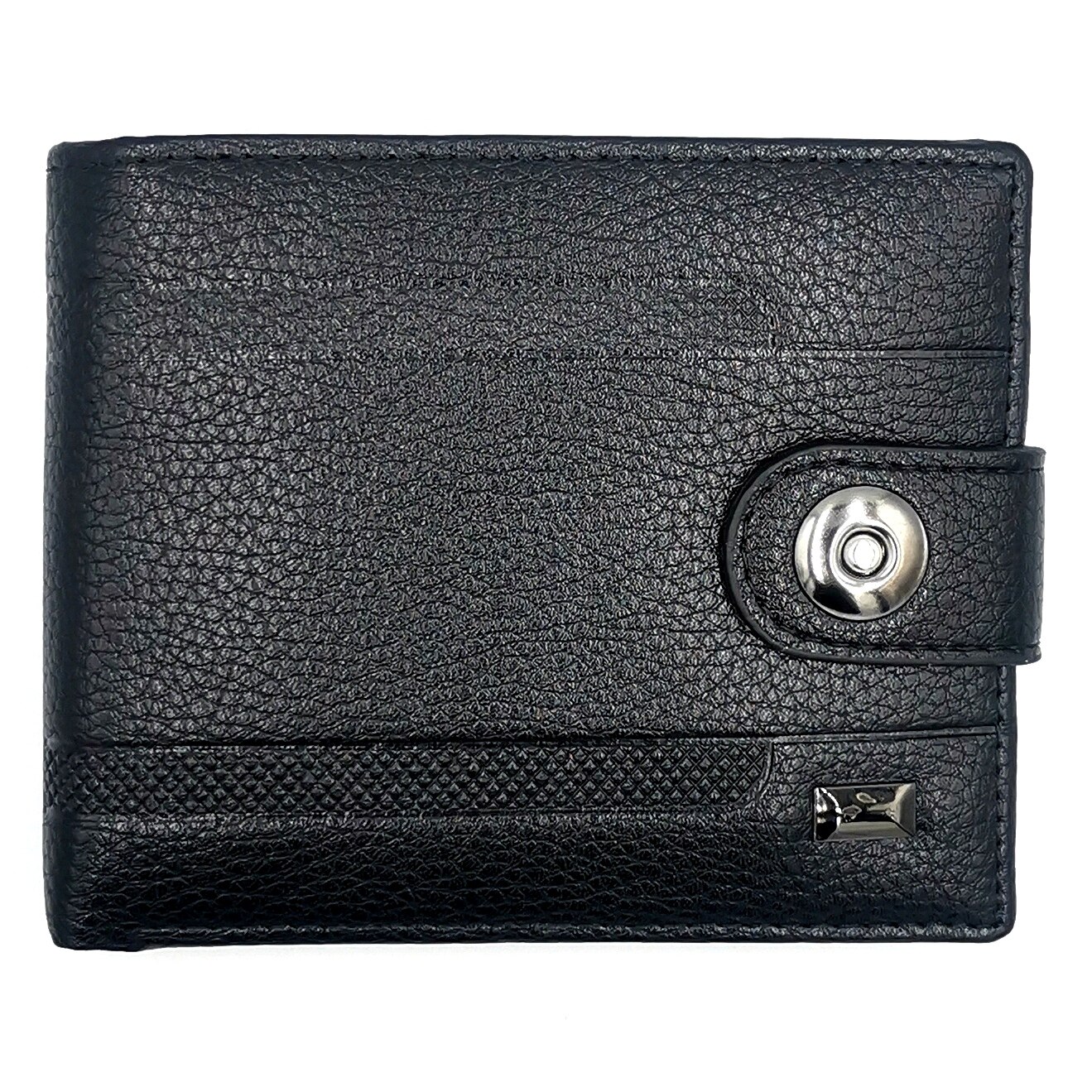 Portofel barbati din piele ecologica Nevermore® P8-14 Negru