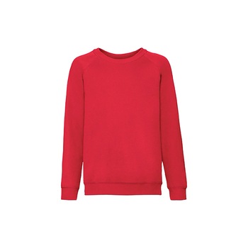 Bluza copii Fruit of the Loom, Bumbac/Poliester, 14-15 ani, Rosu Bluza copii Fruit of the Loom, Bumbac/Poliester, 14-15 ani, Rosu