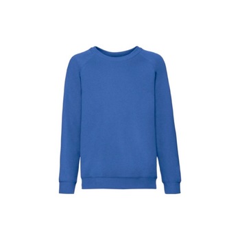 Bluza copii Fruit of the Loom, Bumbac/Poliester, 9-11 ani, Albastru Bluza copii Fruit of the Loom, Bumbac/Poliester, 9-11 ani, Albastru