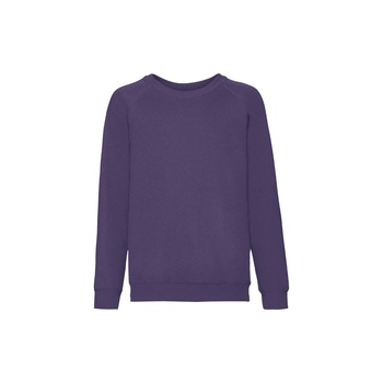 Bluza copii Fruit of the Loom, Bumbac/Poliester, 9-11 ani, Mov Bluza copii Fruit of the Loom, Bumbac/Poliester, 9-11 ani, Mov