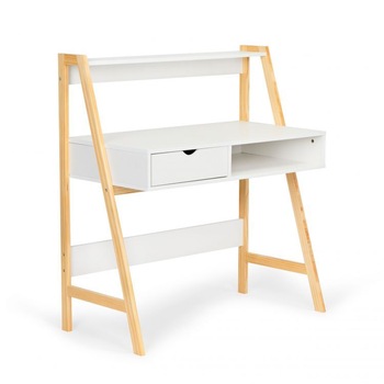 Birou modern din lemn cu sertar, 95x50 cm Birou modern din lemn cu sertar, 95x50 cm