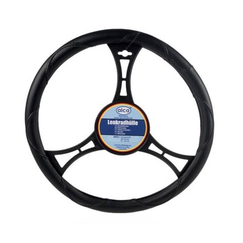 Husa volan 41 - 43cm imitatie piele neagra 590.20 Alca Husa volan 41 - 43cm imitatie piele neagra 590.20 Alca