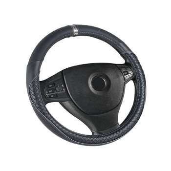 Husa volan Automax, negru cu gri, 37-39 cm Husa volan Automax, negru cu gri, 37-39 cm