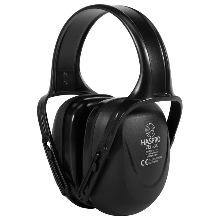 Casti profesionale, Haspro ZELL-3X, , antifoane externe de protectie, protectie auditiva cu banda pentru fixarea pe cap SNR 29dB
