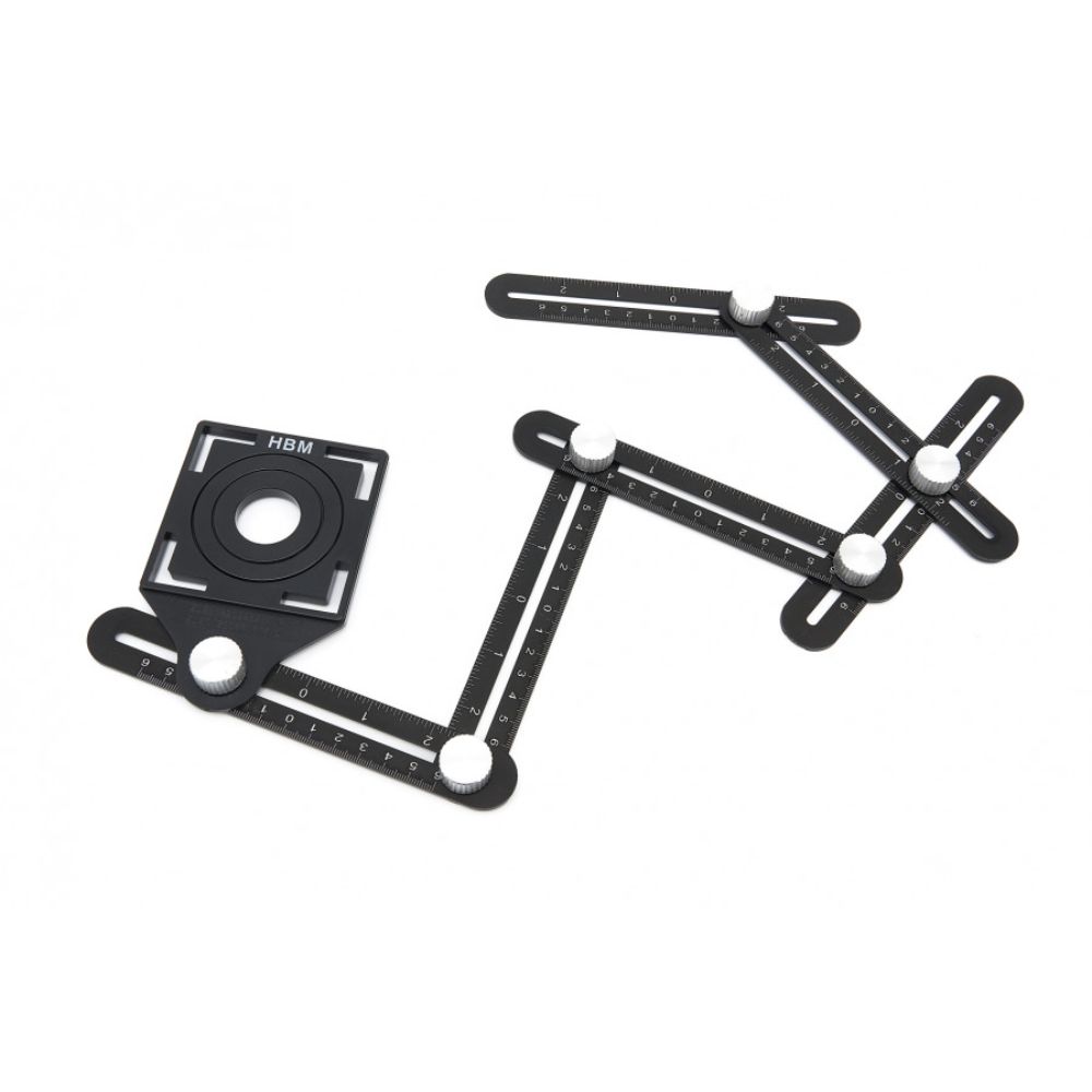 Dispozitiv multifunctional, HBM, pliabil, pentru trasare gauri, placi