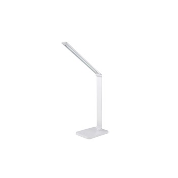 Lampa LED de birou Avide, control touch, iesire USB, 6W, 250 lm, 3 nuante de lumina, A+, Alb Lampa LED de birou Avide, control touch, iesire USB, 6W, 250 lm, 3 nuante de lumina, A+, Alb