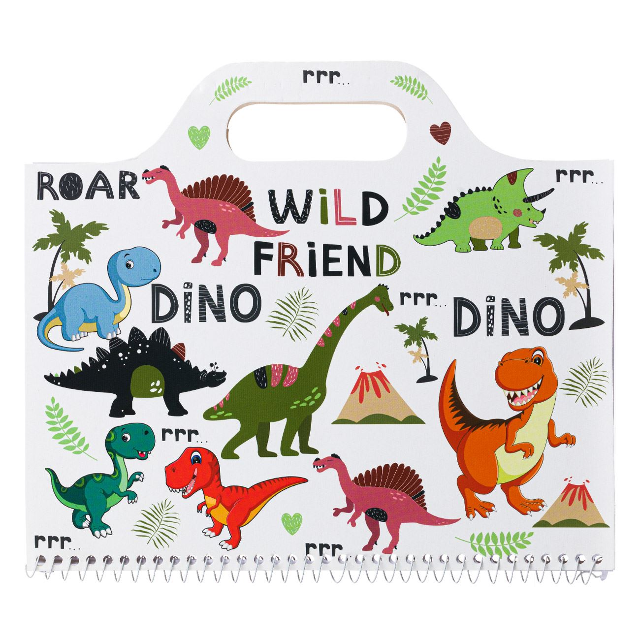 Bloc desen, Zola, coperta cu model dinozaur , 50 file