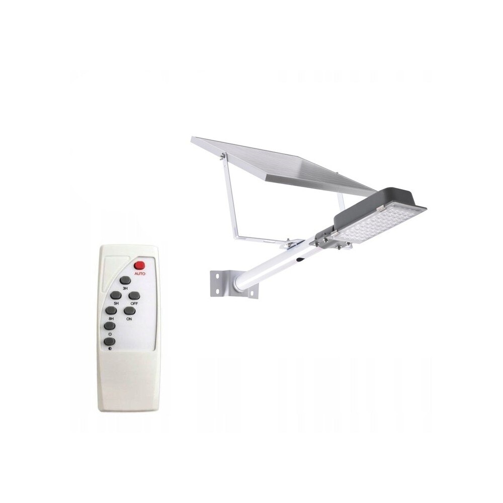 Lampa stradala solara cu 98 led smd 2835 si telecomanda