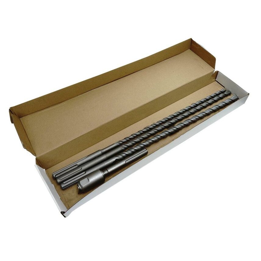 Set 3 burghie SDS MAX 16 20 22mm si adaptor SDS MAX LA SDS
